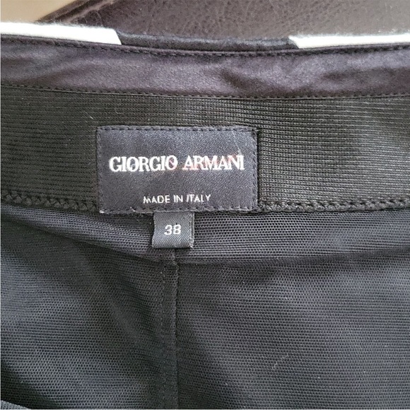 Giorgio Armani Strapless Color Block Silk Cocktail Dress - Picture 8 of 11